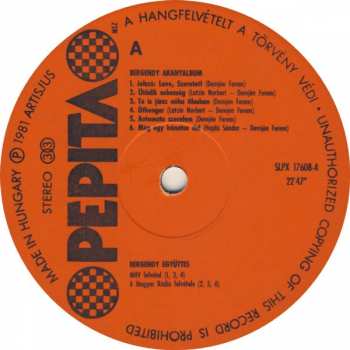 LP Bergendy: Aranyalbum