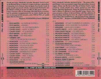 2CD Bernard Dimey: Bernard Dimey Et Ses Premiers Interprètes - Poésie Et Chansons 1959-1961