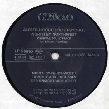 LP Bernard Herrmann: Alfred Hitchcock's Film Music: Psycho - Psychose / North By Northwest - La Mort Aux Trousses