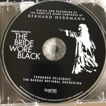 CD Bernard Herrmann: The Bride Wore Black - Digital New Recording Of The Complete Score