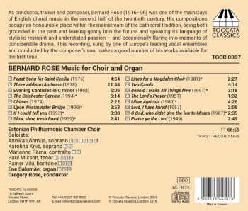 CD Estonian Philharmonic Chamber Choir: Music For Choir And Organ