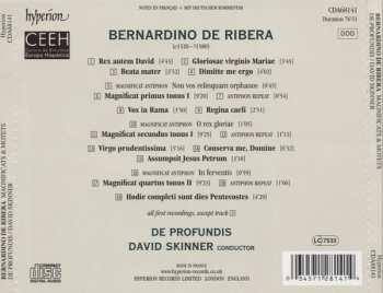 CD Bernardino de Ribera: Magnificats & Motets