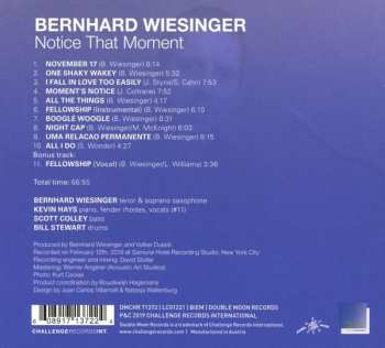 CD Bernhard Wiesinger: Notice That Moment DIGI