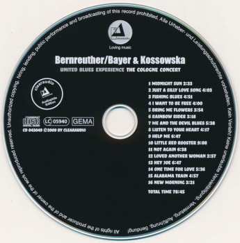 CD Bernreuther / Bayer & Kossowska United Blues Experience: The Cologne Concert