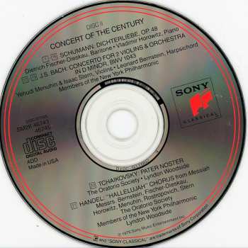 2CD/Doos Dietrich Fischer-Dieskau: Concert Of The Century