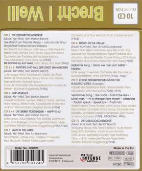 10CD Kurt Weill: Complete Recordings Of