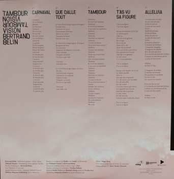 LP Bertrand Belin: Tambour Vision