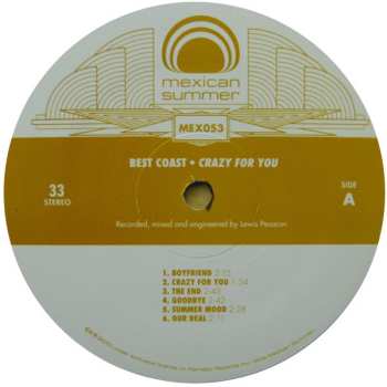 LP Best Coast: Crazy For You