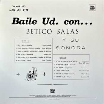 LP Betico Salas Y Su Sonora: Baile Ud. Con...