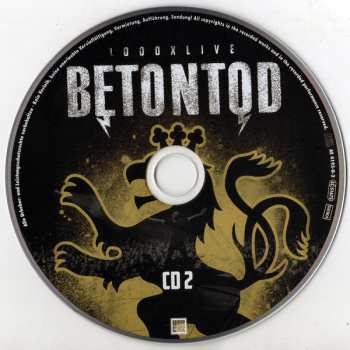 2CD Betontod: 1000xLive