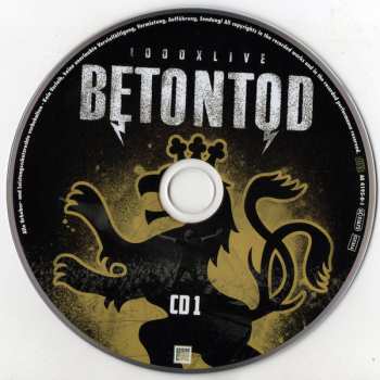 2CD Betontod: 1000xLive