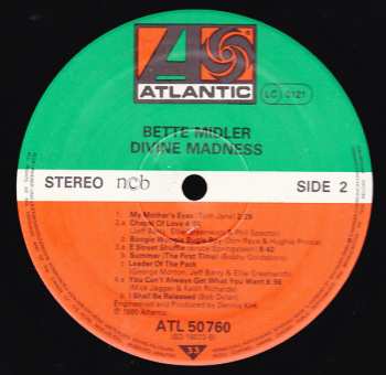LP Bette Midler: Divine Madness
