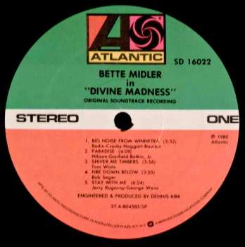 LP Bette Midler: Divine Madness