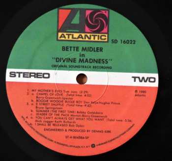 LP Bette Midler: Divine Madness