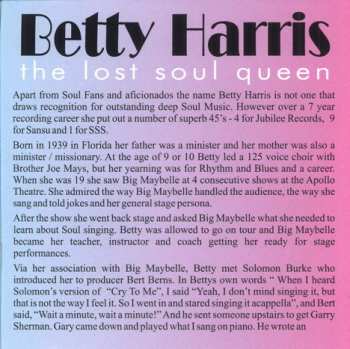 CD Betty Harris: The Lost Soul Queen