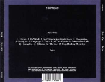 CD Betty Who: Betty