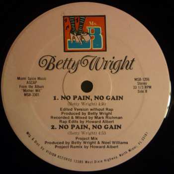LP Betty Wright: No Pain, No Gain