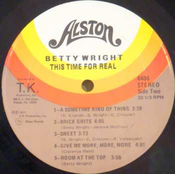 CD Betty Wright: This Time For Real
