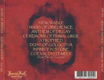 CD Beyond Helvete: Anthem of Decay LTD