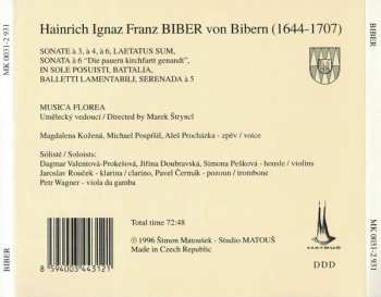 CD Heinrich Ignaz Franz Biber: Sonate À 3, À 4, À 6, Laetatus Sum, Sonata À 6 "Die Pauern Kirchfartt Genandt", In Sole Postuisti, Battalia, Balletti Lamentabili, Serenada À 5
