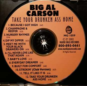 CD Big Al Carson: Take Your Drunken Ass Home