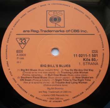 LP Big Bill Broonzy: Big Bill's Blues