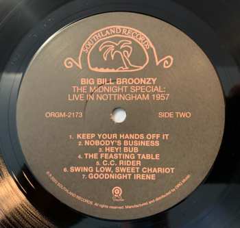 LP Big Bill Broonzy: The Midnight Special: Live In Nottingham 1957