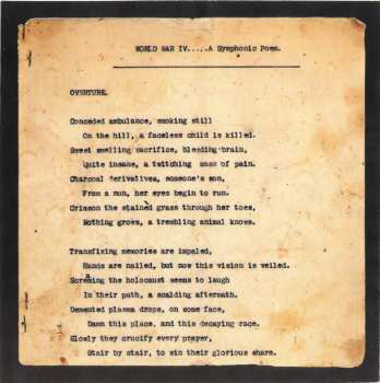 CD World War IV (A Symphonic Poem)
