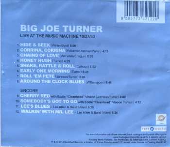 CD Big Joe Turner: Live 1983