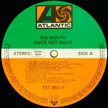LP Big Mouth: Quite Not Right