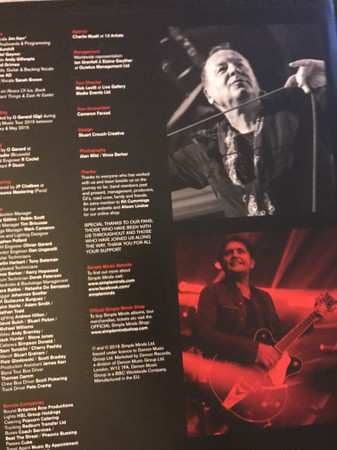 2LP Simple Minds: Big Music Tour 2015 (Simple Minds Live) CLR