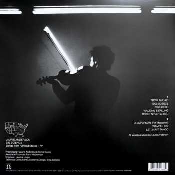 LP Laurie Anderson: Big Science CLR