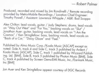 2LP Big Star: Complete Columbia...Live At Missouri University 4/25/93