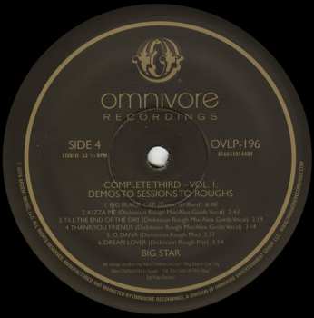 2LP Big Star: Complete Third (Vol. 1: Demos To Sessions To Roughs)