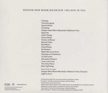 2CD Big Thief: Dragon New Warm Mountain I Believe In You