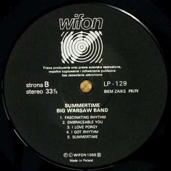 LP Big Warsaw Band: Summertime: The Best Of George Gershwin