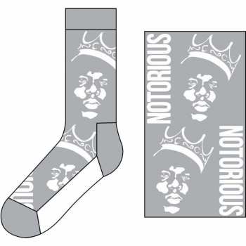 Merch Biggie Smalls: Enkelsokken Crown Monochrome