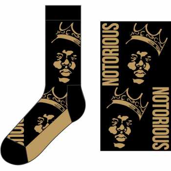 Merch Biggie Smalls: Enkelsokken Gold Crown