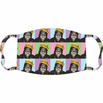 Merch Biggie Smalls: Mondkapje Crown Repeat 