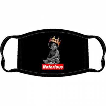 Merch Biggie Smalls: Mondkapje Notorious Baby 