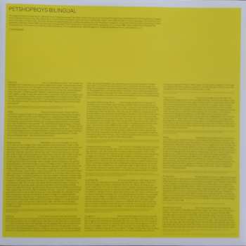 LP Pet Shop Boys: Bilingual