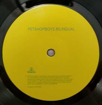 LP Pet Shop Boys: Bilingual