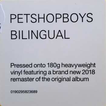 LP Pet Shop Boys: Bilingual
