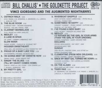 CD Vince Giordano And The Nighthawks: Bill Challis' The Goldkette Project