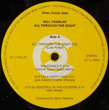 LP Bill Charlap Trio: All Through The Night LTD