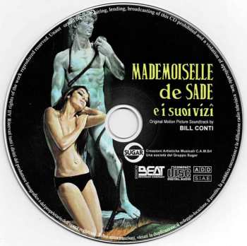 CD Bill Conti: Mademoiselle De Sade E I Suoi Vizi (Original Motion Picture Soundtrack) LTD