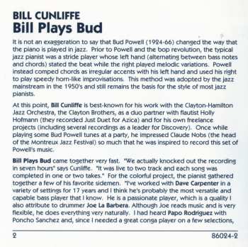 CD Bill Cunliffe: Bill Plays Bud