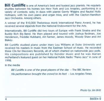 CD Bill Cunliffe: Bill Plays Bud