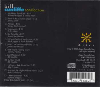 CD Bill Cunliffe: Satisfaction