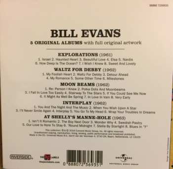 5CD/Doos Bill Evans: 5 Original Albums